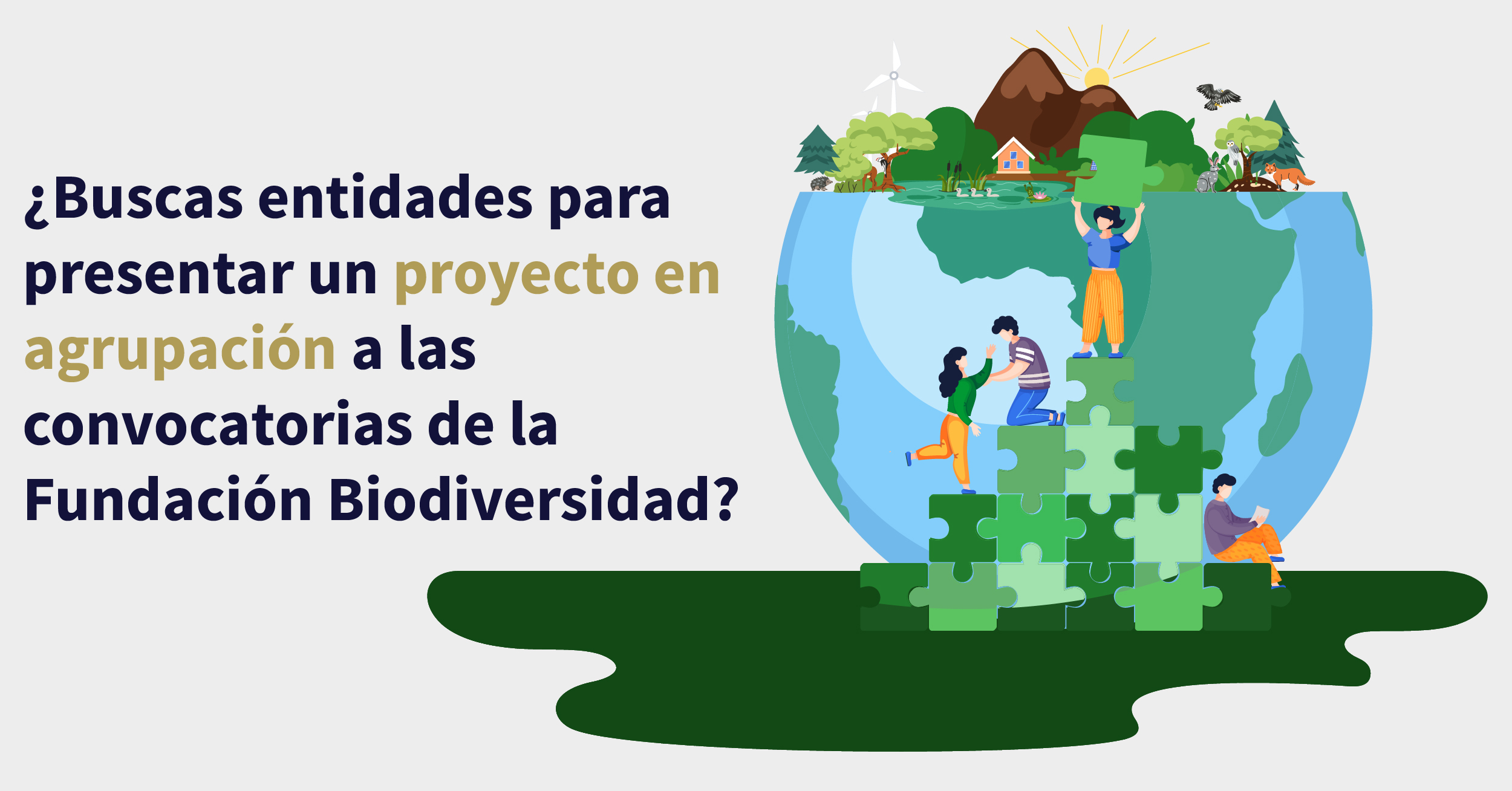 ¿Buscas entidades para presentar un proyecto en agrupación a las convocatorias de la Fundación Biodiversidad?